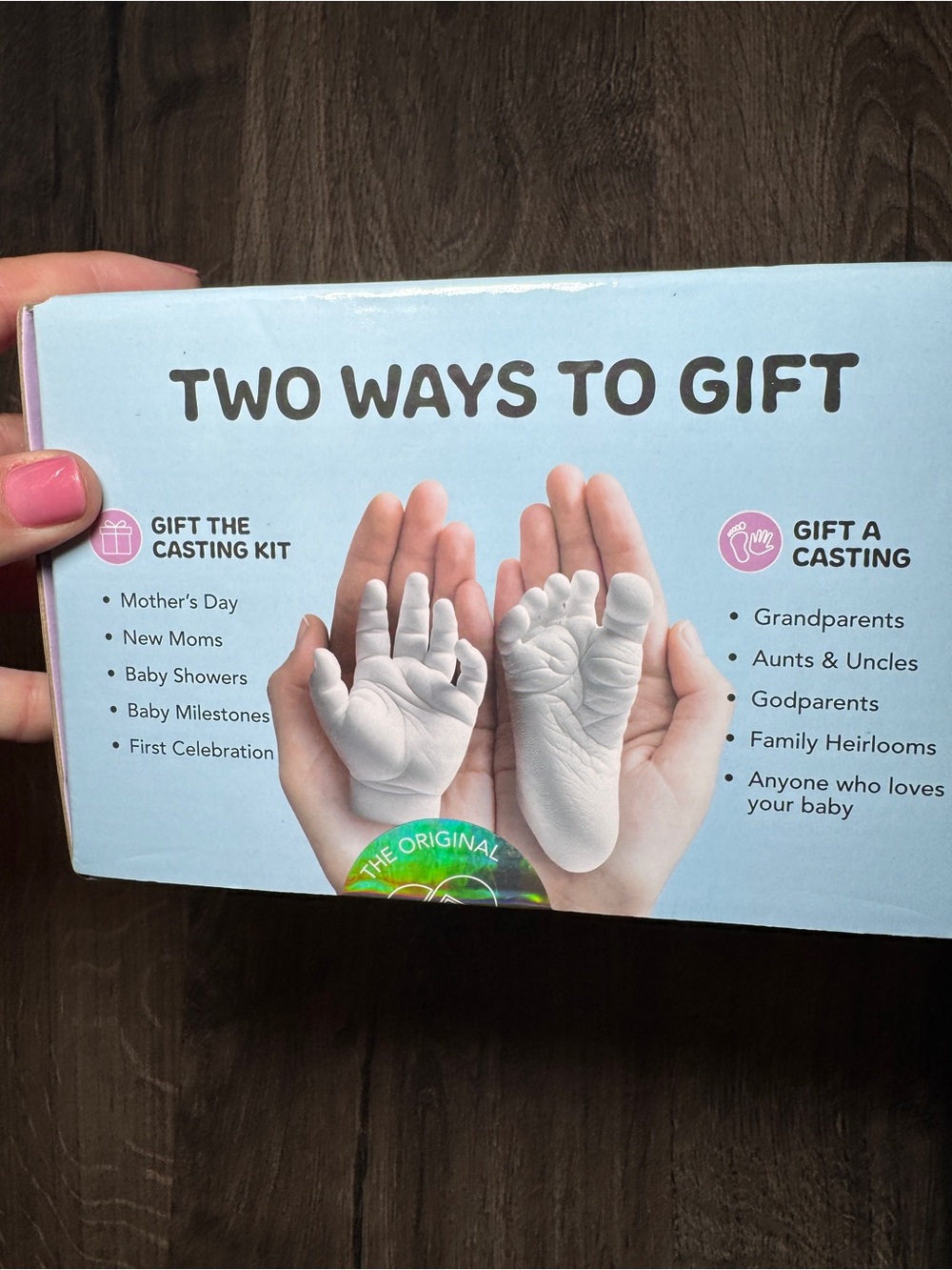 Luna Bean Baby Hand & Foot Casting Kit